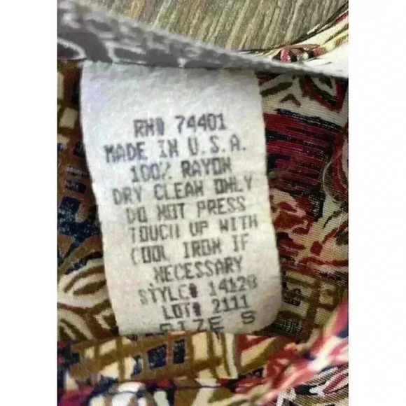 Petite Sophisticate Skirt Set Women’s Sm Brown Red Floral 2-Pc Vtg Fall Fashion - Picture 10 of 16